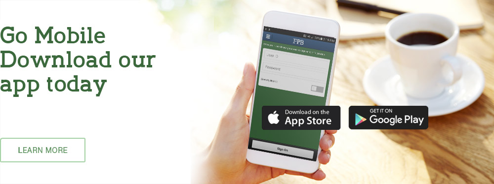 Download our banking app
